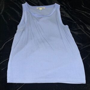 All Saints Women's Light Blue Sleeveless Top
